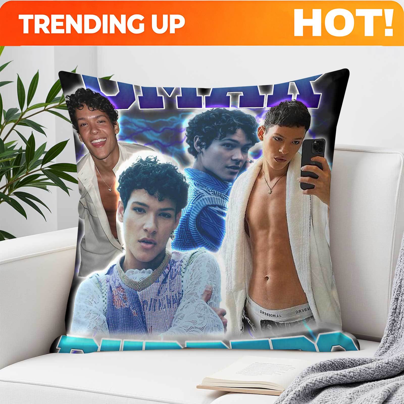 Throw Pillow - ปรับแต่งได้ 1 ชิ้น ปลอกหมอนอิงสี่เหลี่ยมพิมพ์ลาย Omar Rudberg