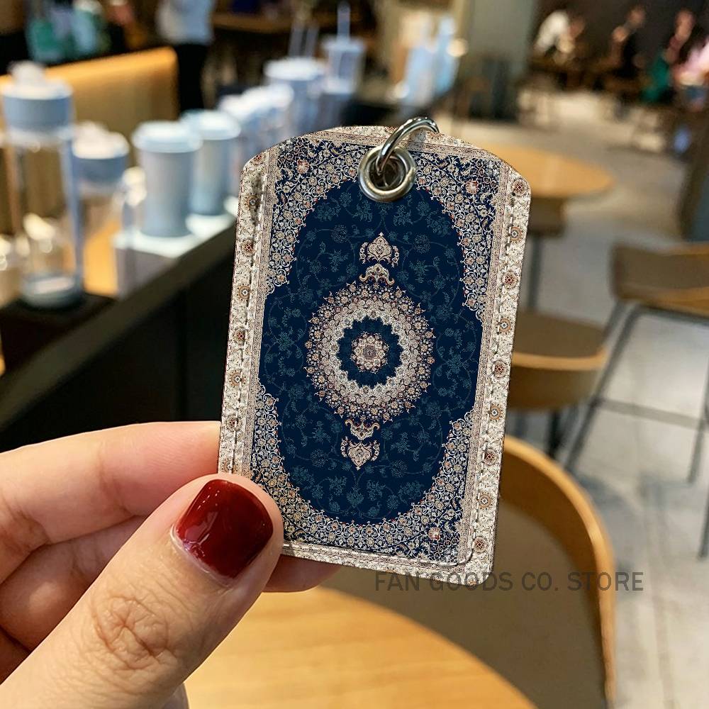 พวงกุญแจหนัง PU ลายพรมเปอร์เซี - Area Rug บทวิจารณ์และราคา