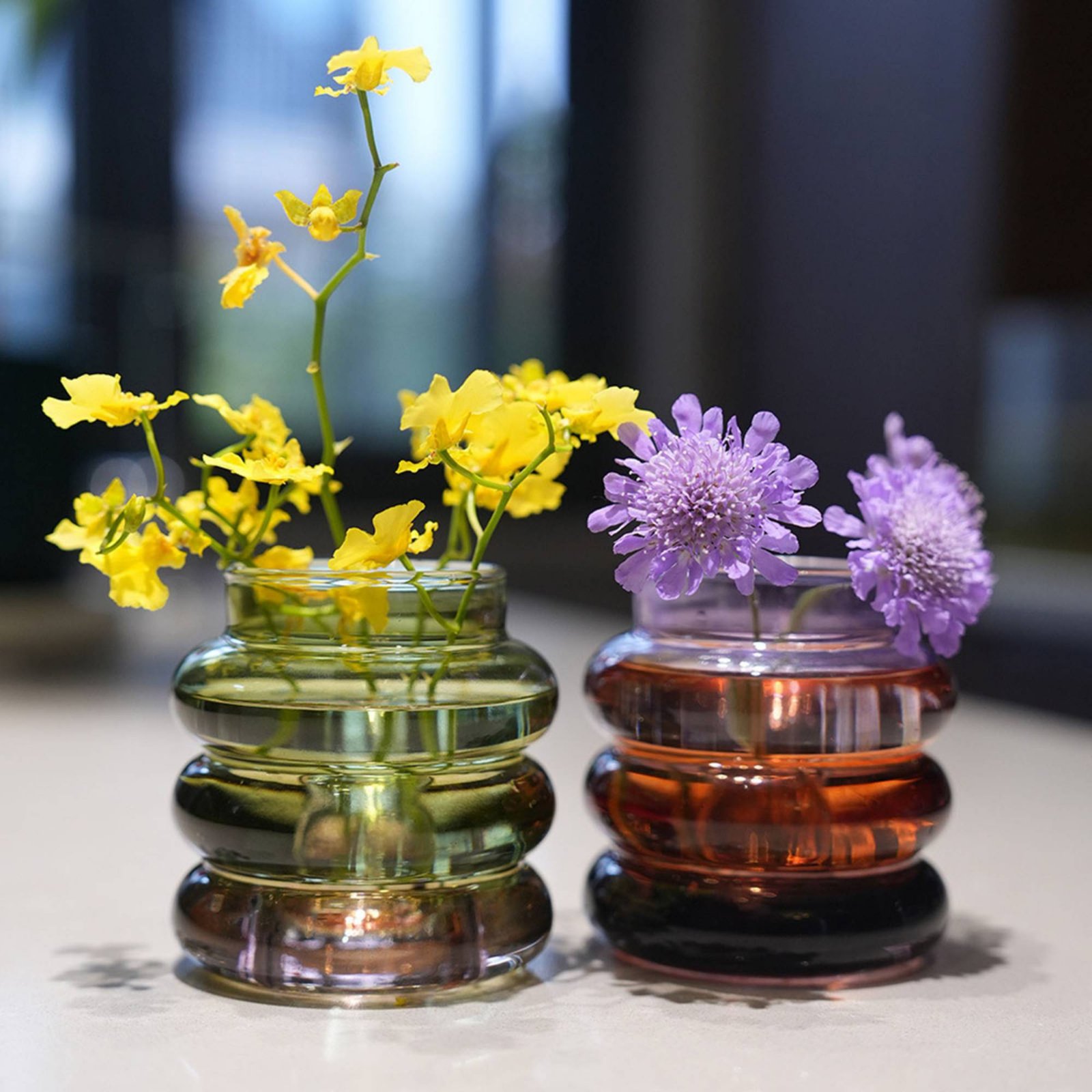 แจกันแก้วทรงกลมสำหรับใส่เทียนต - Candle Holder Decor บทวิจารณ์และราคา