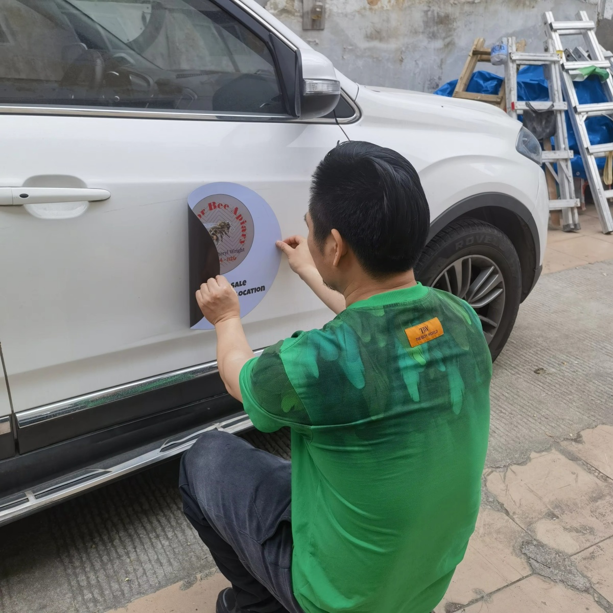 สติ๊กเกอร์แม่เหล็กติดรถยนต์แบบ - Wall Sticker บทวิจารณ์และราคา
