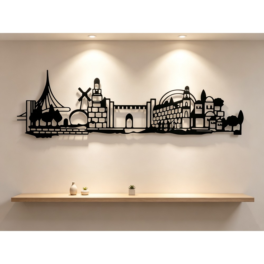 CIFBUY งานศิลปะติดผนังโลหะ ลาย - Wall Art บทวิจารณ์และราคา
