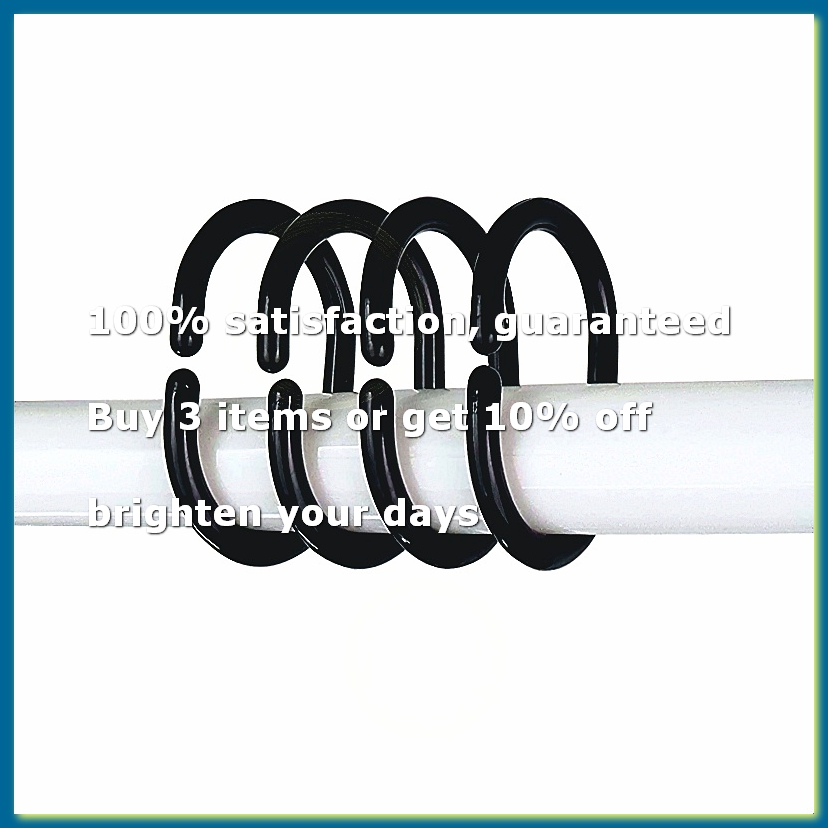 24 ชิ้น ห่วงแขวนม่านอาบน้ำ พลา - Curtain Curtain บทวิจารณ์และราคา