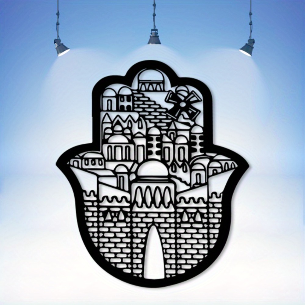 CIFBUY ศิลปะโลหะติดผนังเมืองศั - Wall Art บทวิจารณ์และราคา