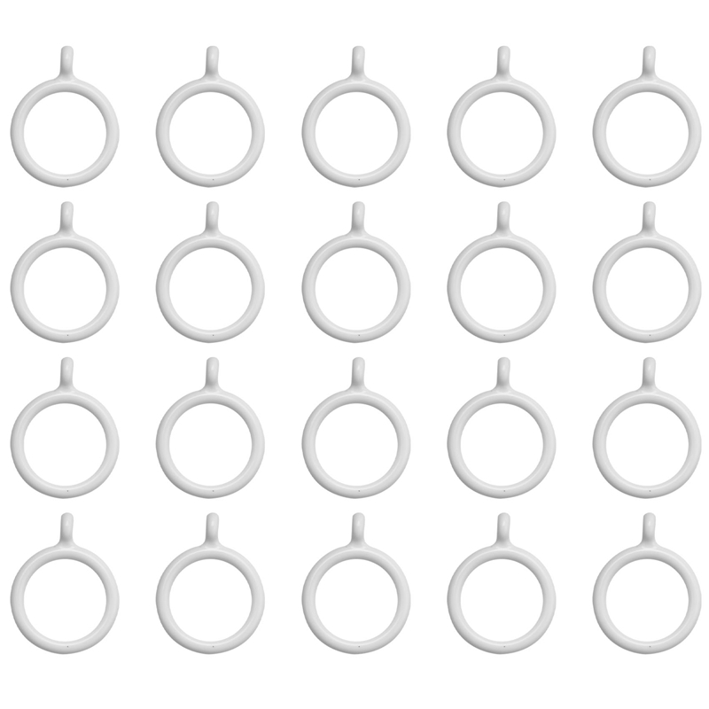 9 แพ็ค X (20X สีขาว 25 มม. วงแ - Curtain Curtain บทวิจารณ์และราคา