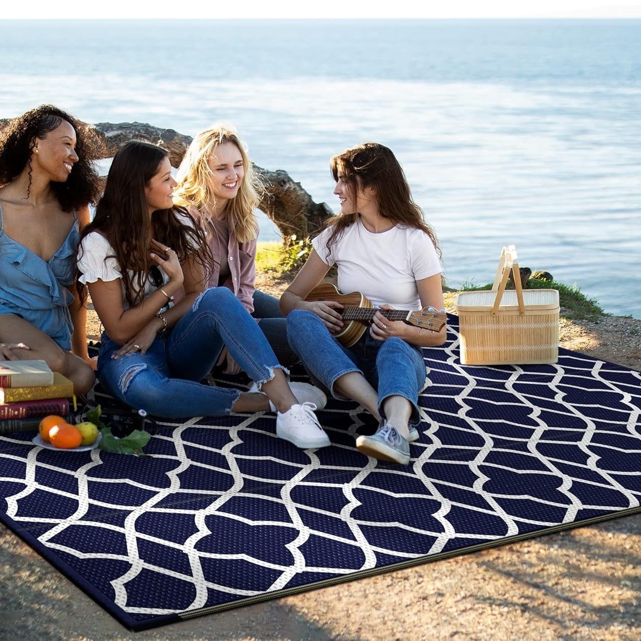 พรมปูพื้นสำหรับเต็นท์ RV พรมปิ - Area Rug บทวิจารณ์และราคา