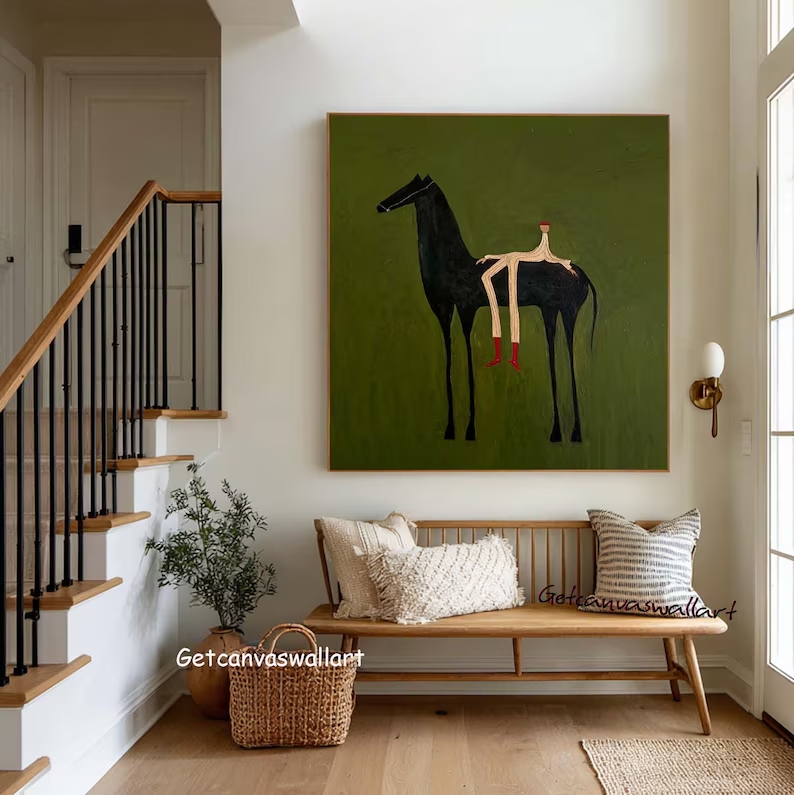 ภาพพิมพ์ศิลปะนามธรรมสมัยใหม่ลา - Interior Design Living Room บทวิจารณ์และราคา