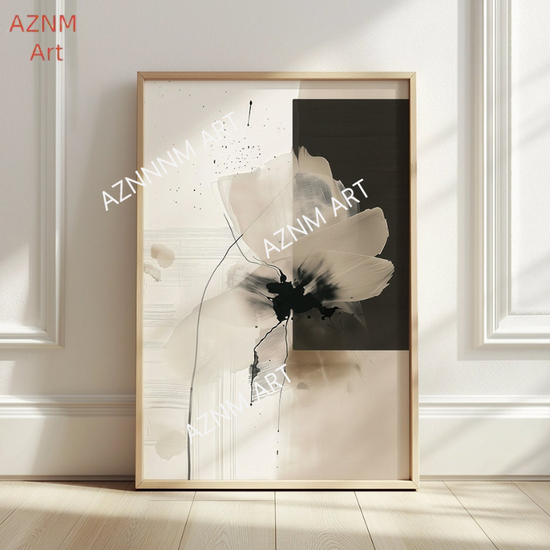 ชุดภาพพิมพ์ลายดอกไม้สไตล์มินิม - Abstract Canvas Set บทวิจารณ์และราคา